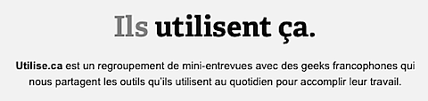 Utilise.ca
