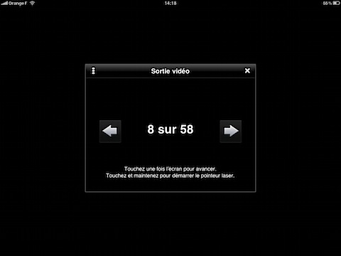 Keynote projetion iPad