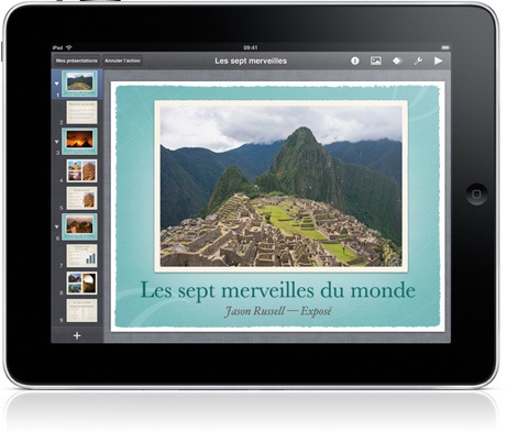 Keynote iPad