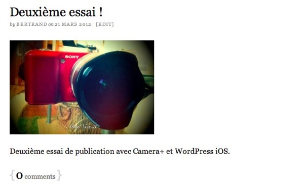 Billet blog